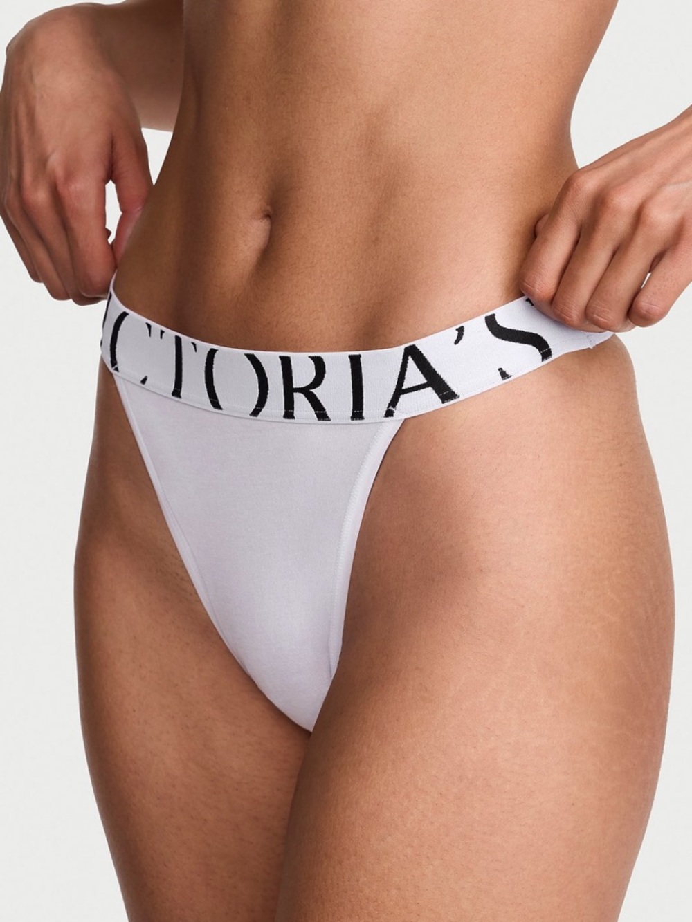 NWT Victoria's Secret Exploded Logo Cotton 90s Brief Panty.
